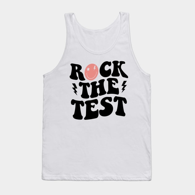 Rock The Test Shirt, Teacher Shirt, Teacher Testing, Teacher Tshirt, Teacher Shirts, Funny Teacher Shirt, Motivational Teacher Tank Top by GShow